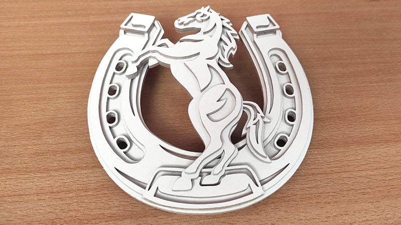 C179-Horse Layered Scroll Saw Pattern - Alex Fox Patterns