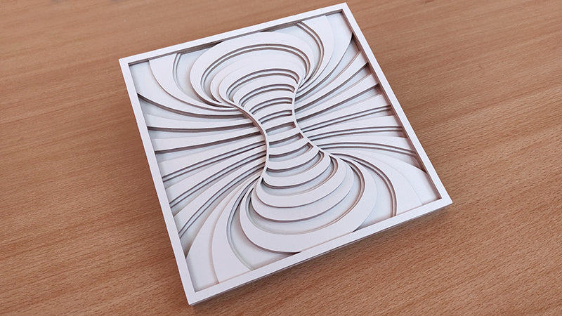 C181-Illusion Layered Scroll Saw Pattern - Alex Fox Patterns