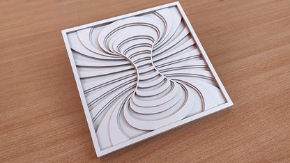 C181-Illusion Layered Scroll Saw Pattern - Alex Fox Patterns