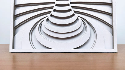 C181-Illusion Layered Scroll Saw Pattern - Alex Fox Patterns