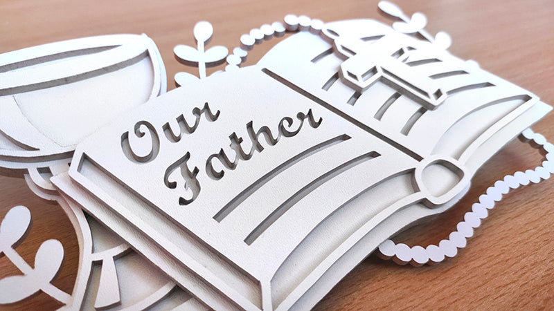 C183-Bible Layered Scroll Saw Pattern - Alex Fox Patterns
