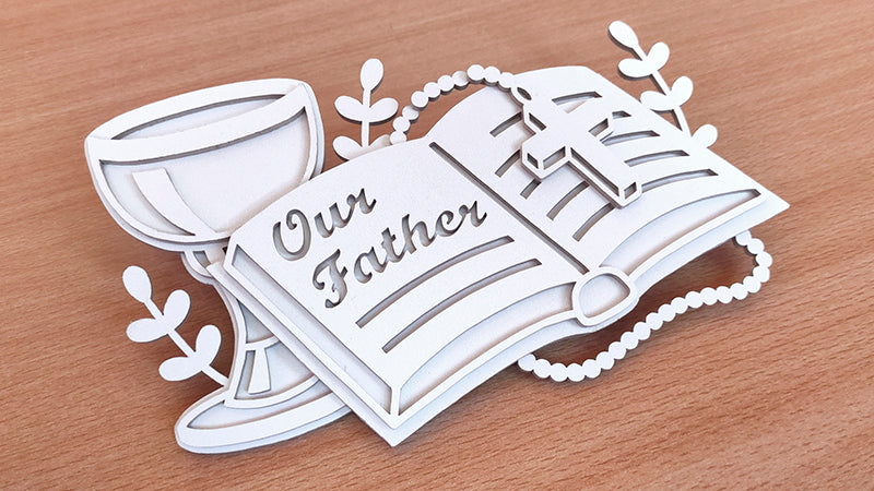C183-Bible Layered Scroll Saw Pattern - Alex Fox Patterns