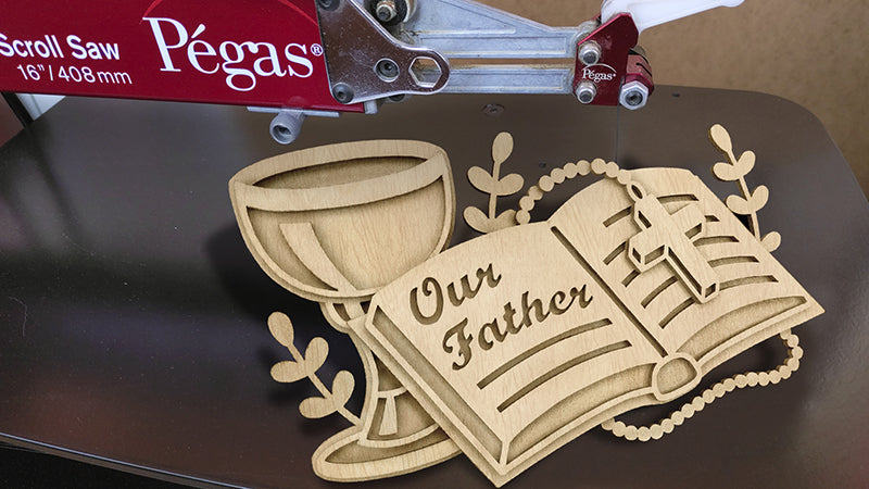 C183-Bible Layered Scroll Saw Pattern - Alex Fox Patterns