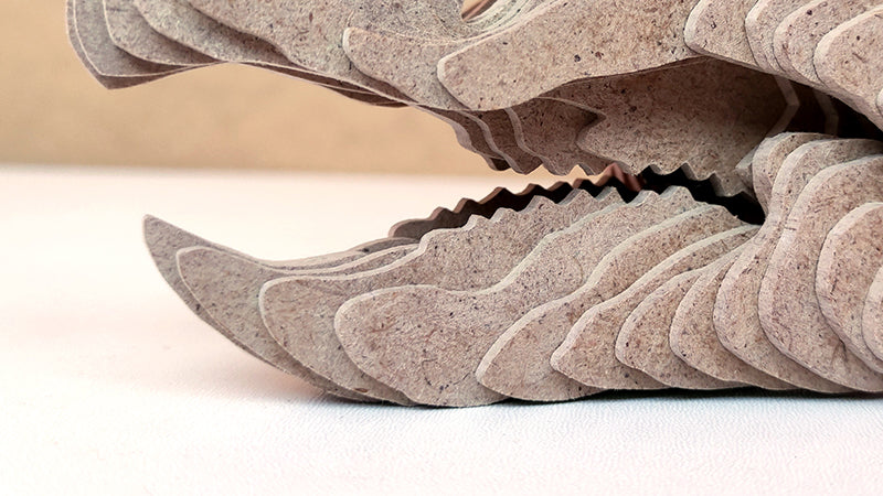C184-Dino Skull Scroll Saw Pattern - Alex Fox Patterns