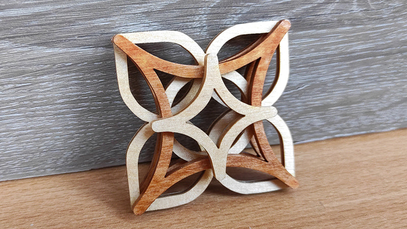 C188-Christmas Ornament Set Layered Scroll Saw Patterns - Alex Fox Patterns