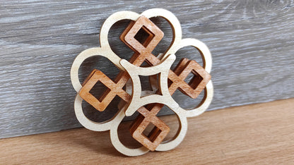 C188-Christmas Ornament Set Layered Scroll Saw Patterns - Alex Fox Patterns