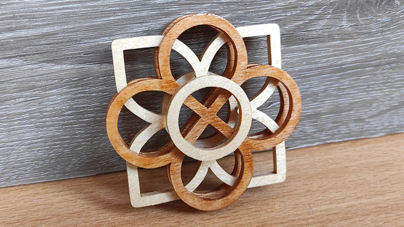 C188-Christmas Ornament Set Layered Scroll Saw Patterns - Alex Fox Patterns