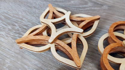 C188-Christmas Ornament Set Layered Scroll Saw Patterns - Alex Fox Patterns
