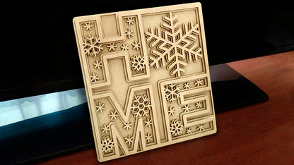 C190-Home Winter Scroll Saw Patterns - Alex Fox Patterns