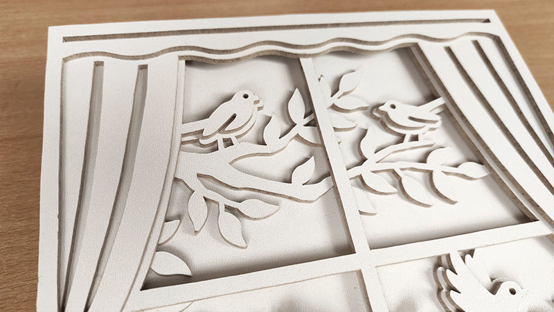 C192-Cat Layered Scroll Saw Pattern - Alex Fox Patterns