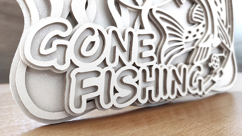 C193-Fishing Layered Scroll Saw Pattern - Alex Fox Patterns