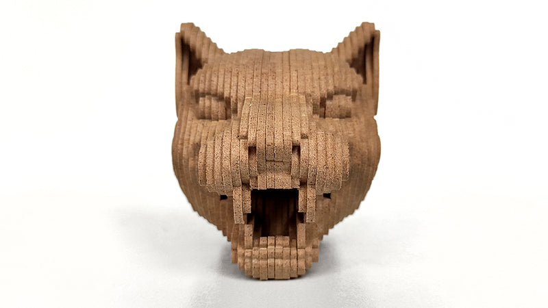 C195-Cougar Scroll Saw Pattern - Alex Fox Patterns