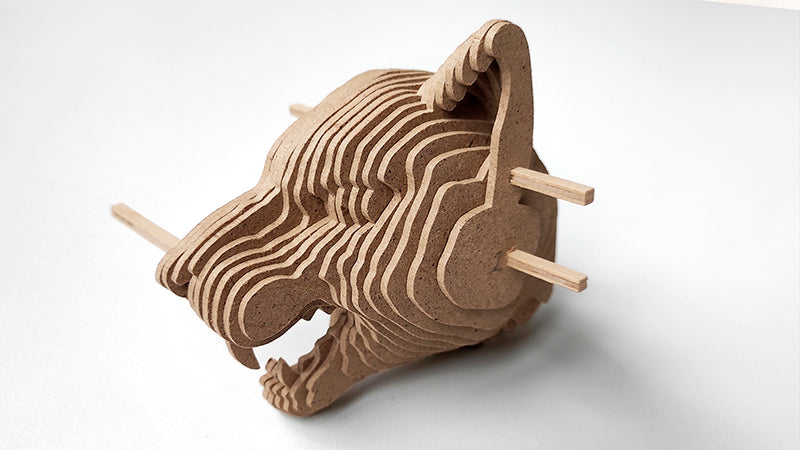 C195-Cougar Scroll Saw Pattern - Alex Fox Patterns