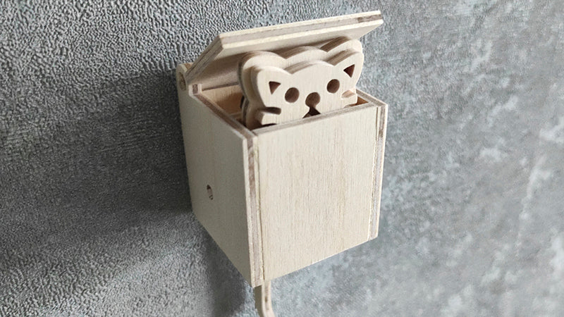 C196-Kinetic Key Hanger Scroll Saw Pattern - Alex Fox Patterns
