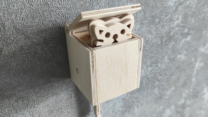 C196-Kinetic Key Hanger Scroll Saw Pattern - Alex Fox Patterns
