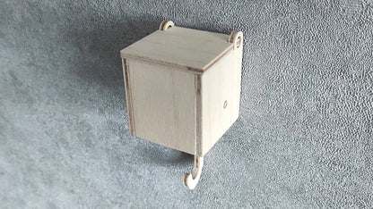C196-Kinetic Key Hanger Scroll Saw Pattern - Alex Fox Patterns