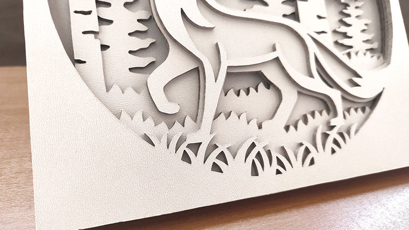 C198-Fox Layered Scroll Saw Pattern - Alex Fox Patterns