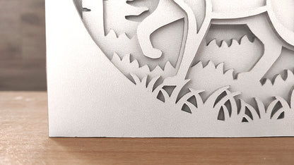 C198-Fox Layered Scroll Saw Pattern - Alex Fox Patterns