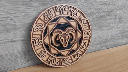 C200-Aries Layered Scroll Saw Pattern - Alex Fox Patterns
