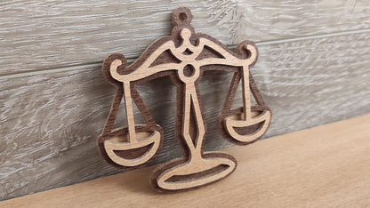 C200-Libra Layered Scroll Saw Pattern - Alex Fox Patterns