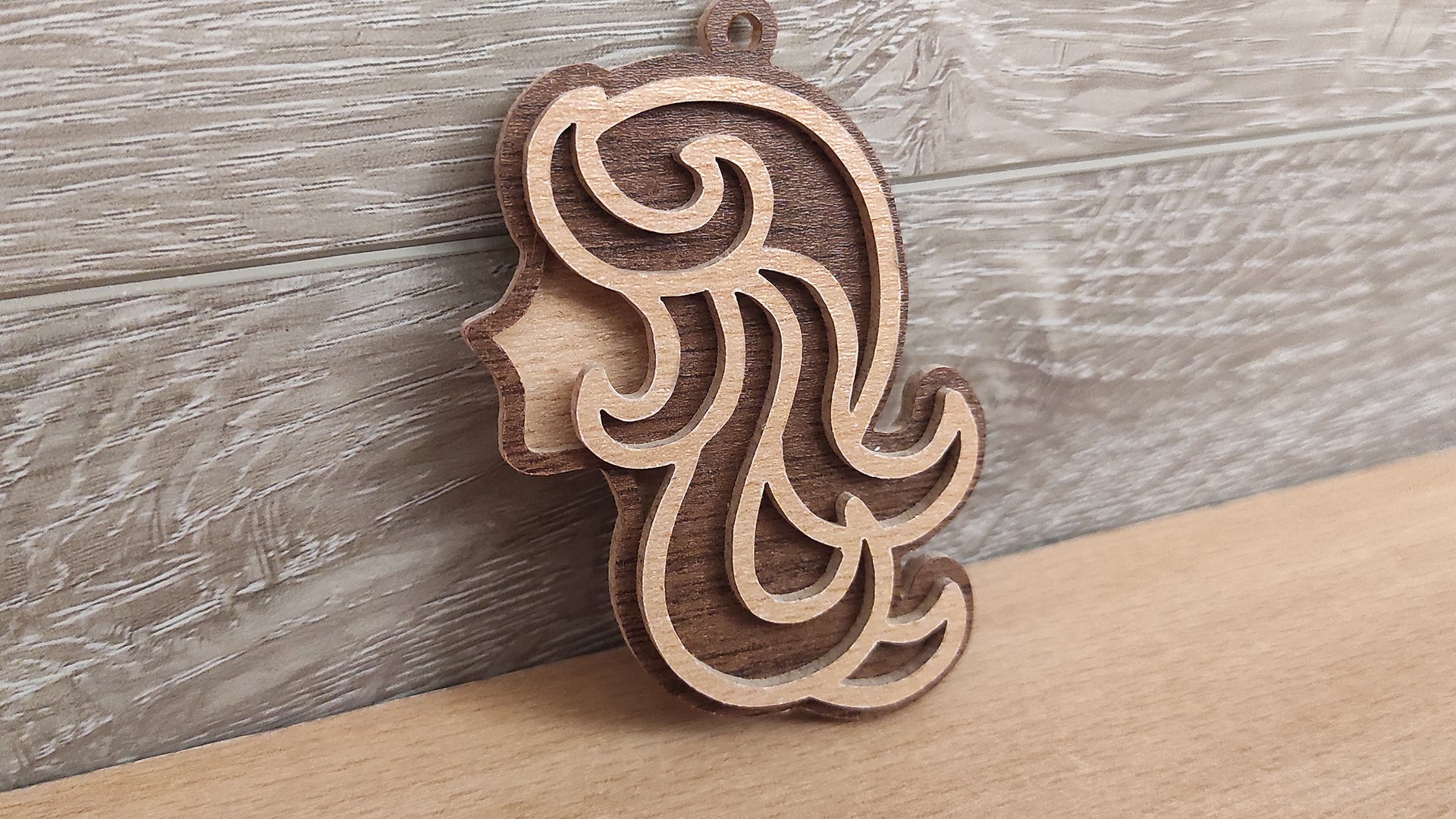 C200-Virgo Layered Scroll Saw Pattern - Alex Fox Patterns