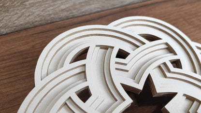 C205-Celtic Knot Layered Scroll Saw Pattern - Alex Fox Patterns