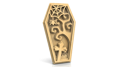 C211-Halloween Layered Scroll Saw Patterns - Alex Fox Patterns