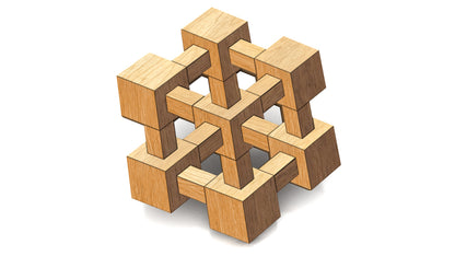 C219-Optical Illusion Trivet Scroll Saw Pattern - Alex Fox Patterns