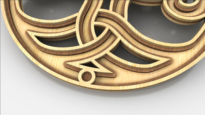 C229-Celtic Tree of Life Layered Scroll Saw Pattern - Alex Fox Patterns