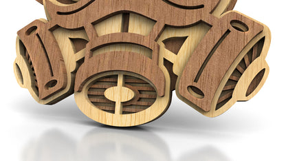 C230-Firefighter Layered Scroll Saw Pattern - Alex Fox Patterns