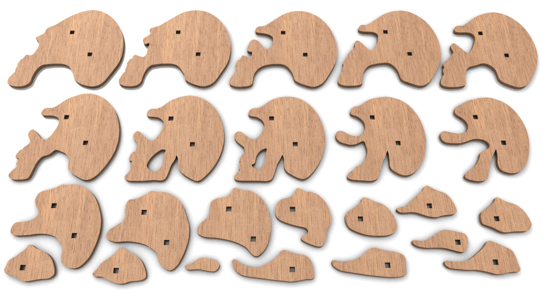 C232-Devil Skull Scroll Saw Pattern - Alex Fox Patterns