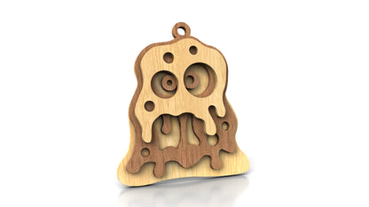 C241-Halloween Set Layered Scroll Saw Patterns - Alex Fox Patterns