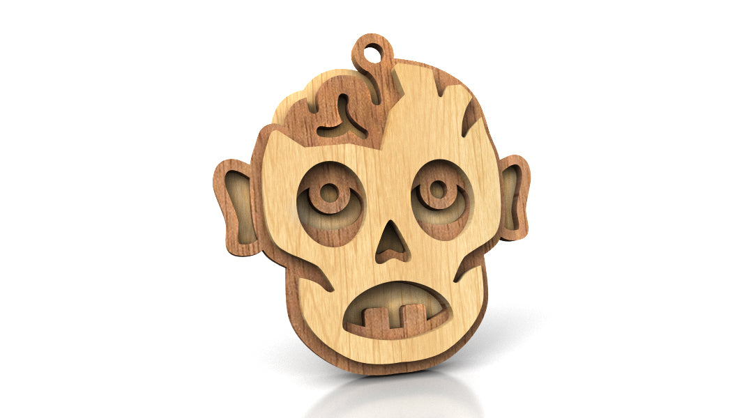 C241-Halloween Zombie Scroll Saw Patterns - Alex Fox Patterns
