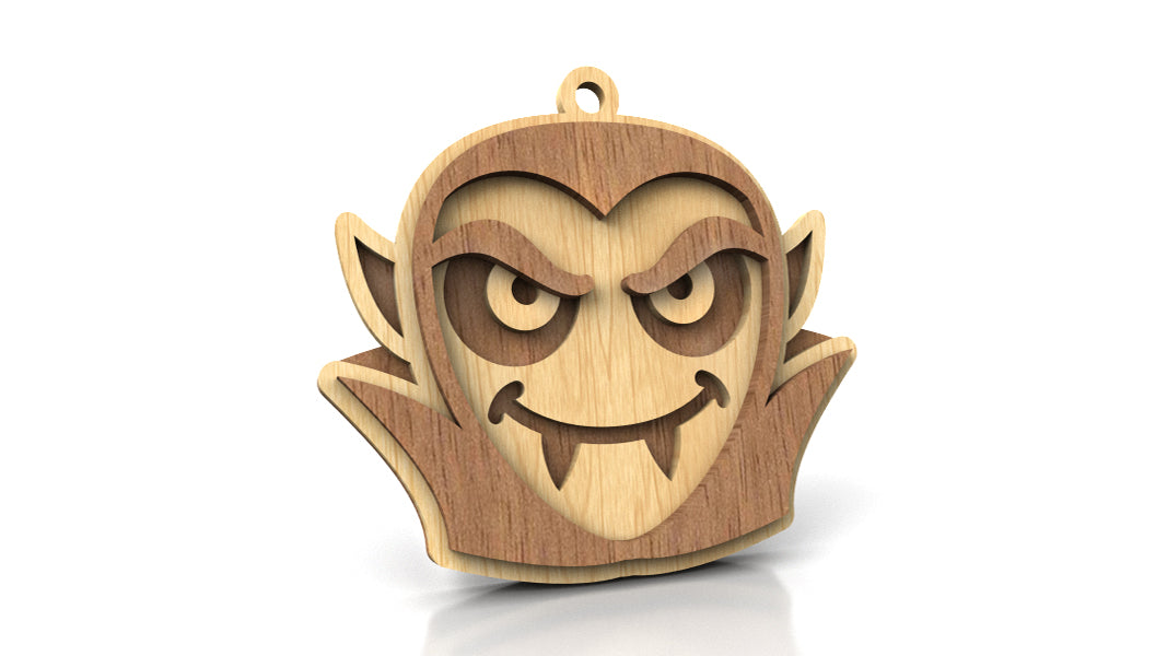 C241-Halloween Dracula Scroll Saw Patterns - Alex Fox Patterns