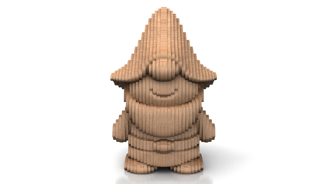 C242-Gnome Scroll Saw Pattern - Alex Fox Patterns