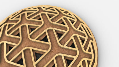 C249-Sphere Set Layered Scroll Saw Patterns - Alex Fox Patterns