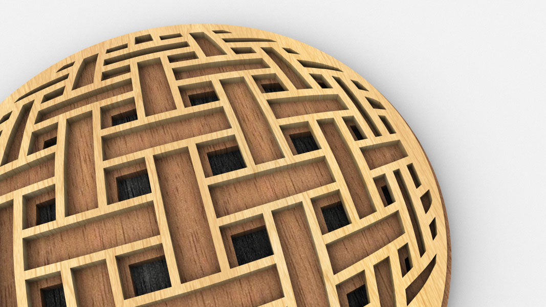 C249-Sphere Set Layered Scroll Saw Patterns - Alex Fox Patterns