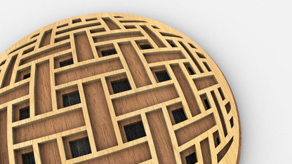 C249-Sphere Set Layered Scroll Saw Patterns - Alex Fox Patterns