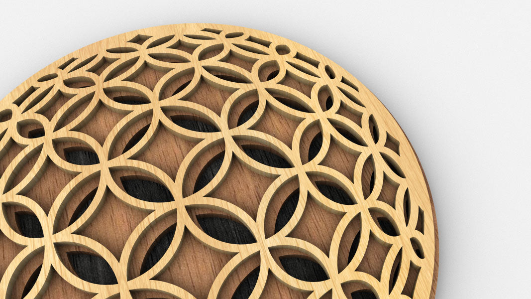C249-Sphere Set Layered Scroll Saw Patterns - Alex Fox Patterns