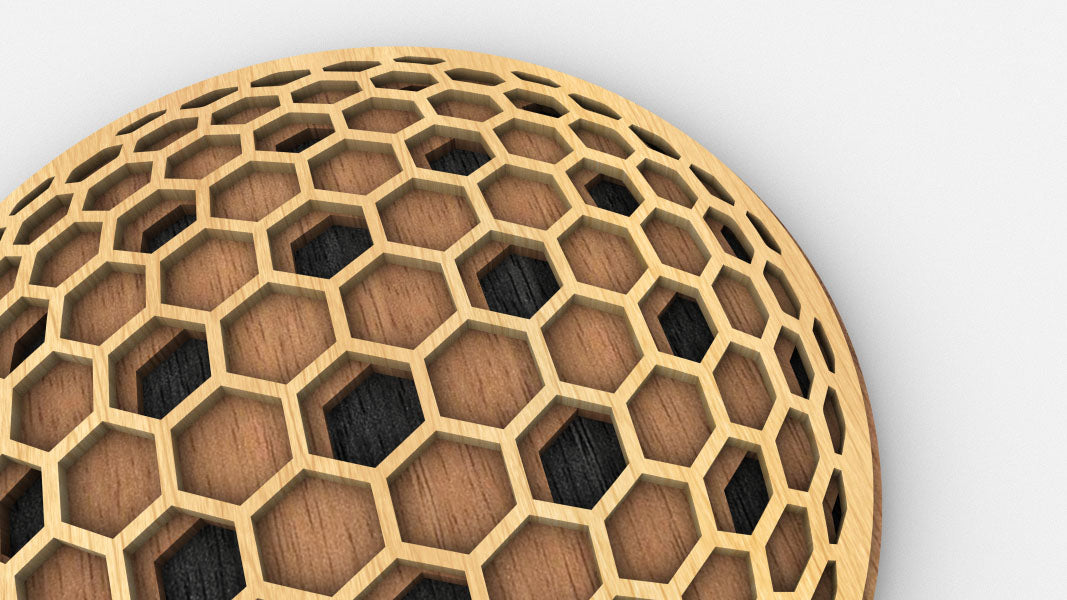 C249-Sphere Set Layered Scroll Saw Patterns - Alex Fox Patterns