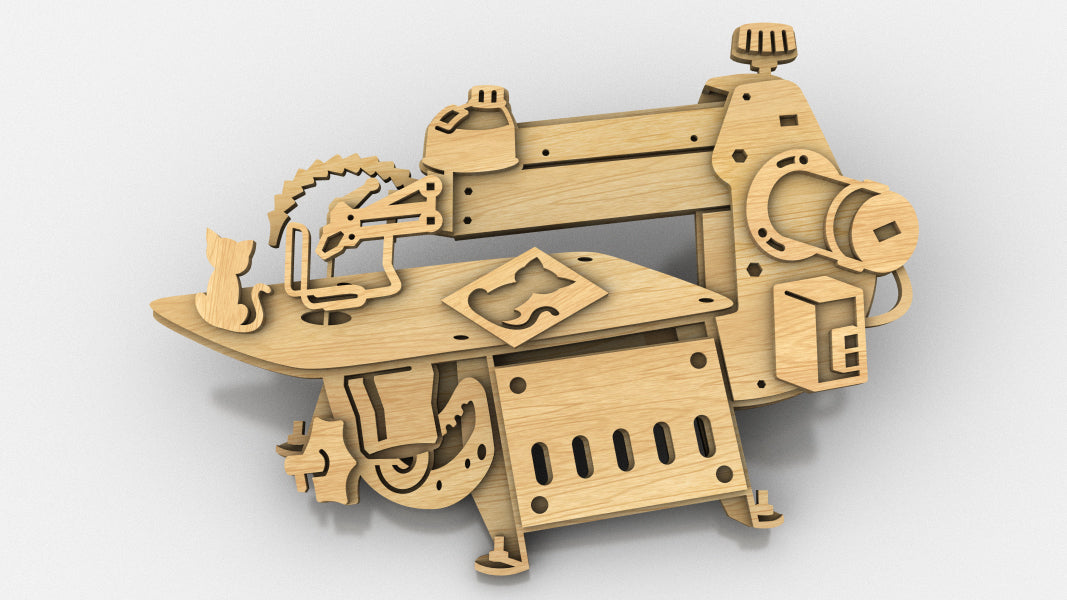 C250-Scroll Saw Layered Scroll Saw Pattern - Alex Fox Patterns