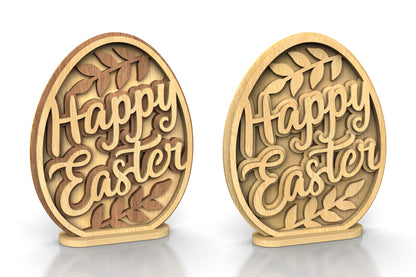 C253a-Easter Egg Set Layered Scroll Saw Patterns - Alex Fox Patterns