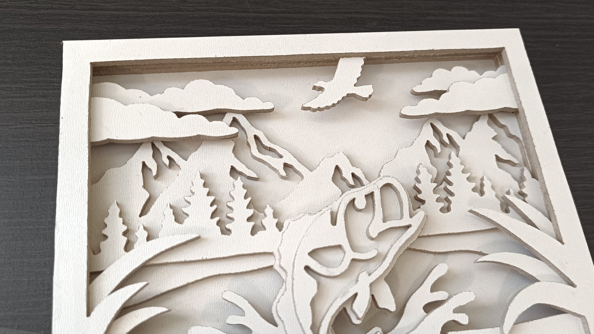 C258-Bass Layered Scroll Saw Pattern - Alex Fox Patterns