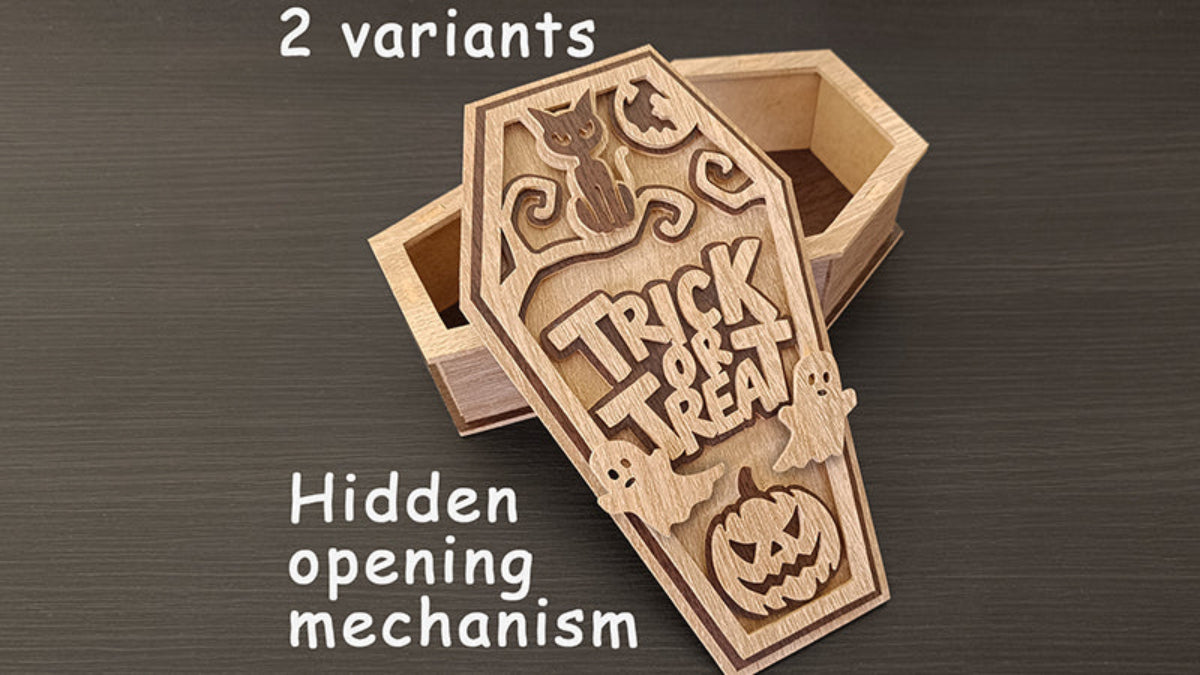 C262-Halloween Box Scroll Saw Pattern - Alex Fox Patterns