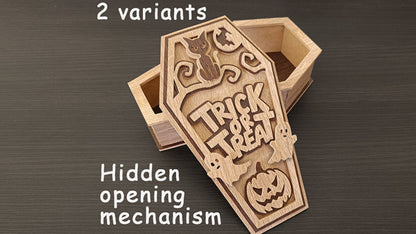 C262-Halloween Box Scroll Saw Pattern - Alex Fox Patterns