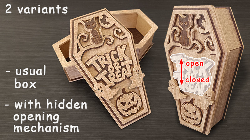C262-Halloween Box Scroll Saw Pattern - Alex Fox Patterns