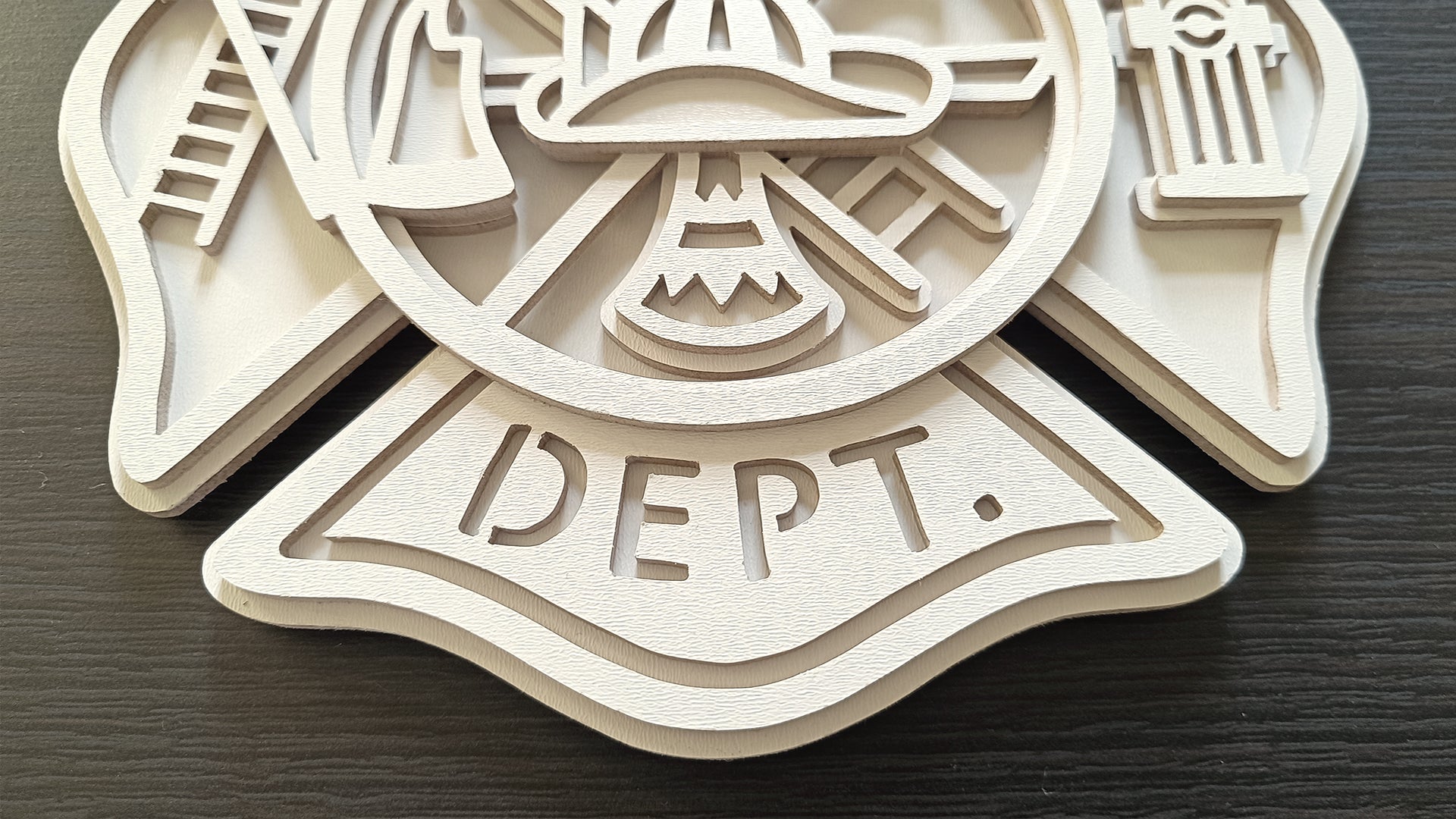 C263-Fire Department Layered Scroll Saw Pattern - Alex Fox Patterns