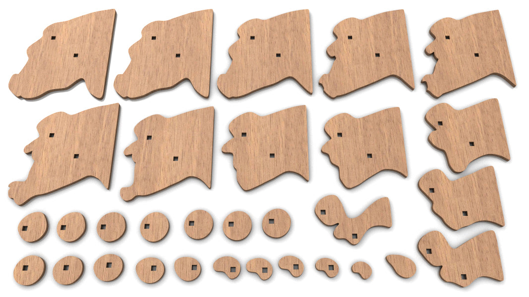 C266-Bull Scroll Saw Pattern - Alex Fox Patterns