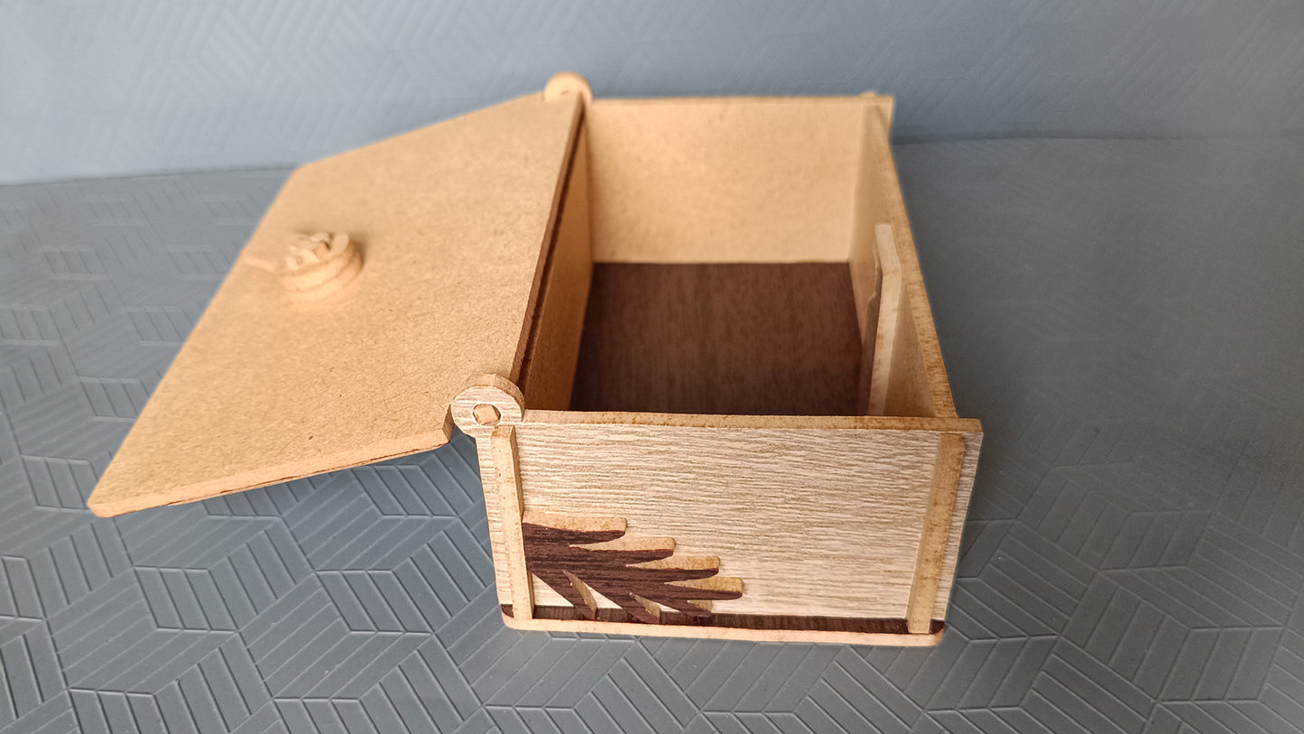 C272-Christmas Box Scroll Saw Pattern - Alex Fox Patterns