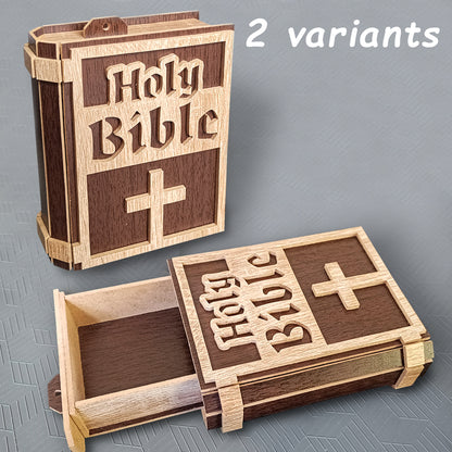 C277-Bible Box Scroll Saw Pattern - Alex Fox Patterns
